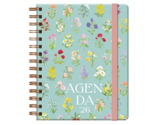 AGENDA 2026 BOTANICAL ESPIRAL SEMANA VISTA 15 X 21 CM. BOUQUET DOHE 13265 - 26 (Espera 4 dias)